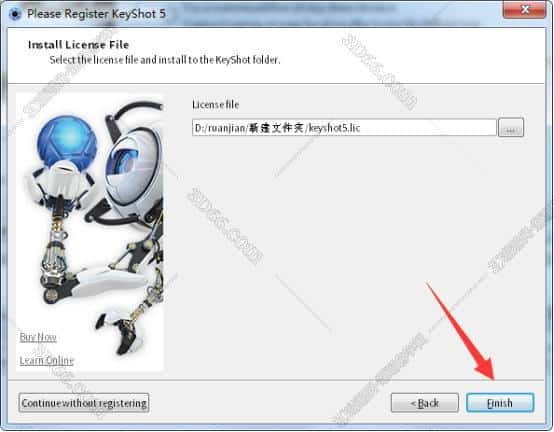 keyshot5.0软件下载【渲染器】免费汉化版下载安装图文教程、破解注册方法