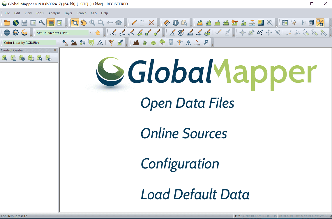 global mapper导入点编辑