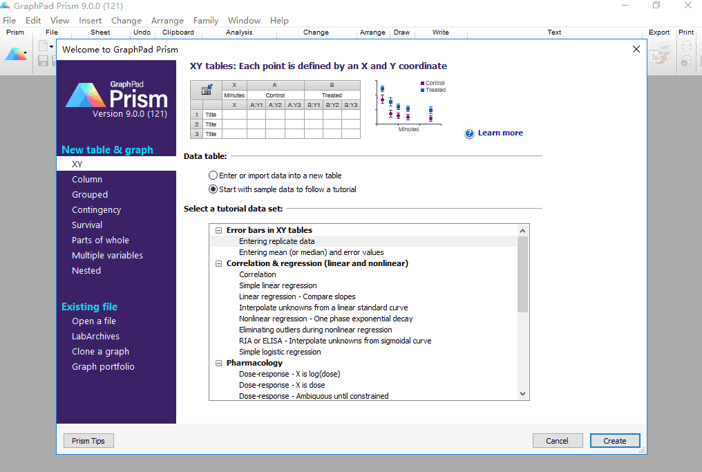 医学绘图软件graphpad prism9.0英文破解版安装图文教程、破解注册方法