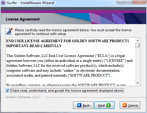 golden software surfer 19【三维立体绘图软件】英文破解版安装图文教程、破解注册方法