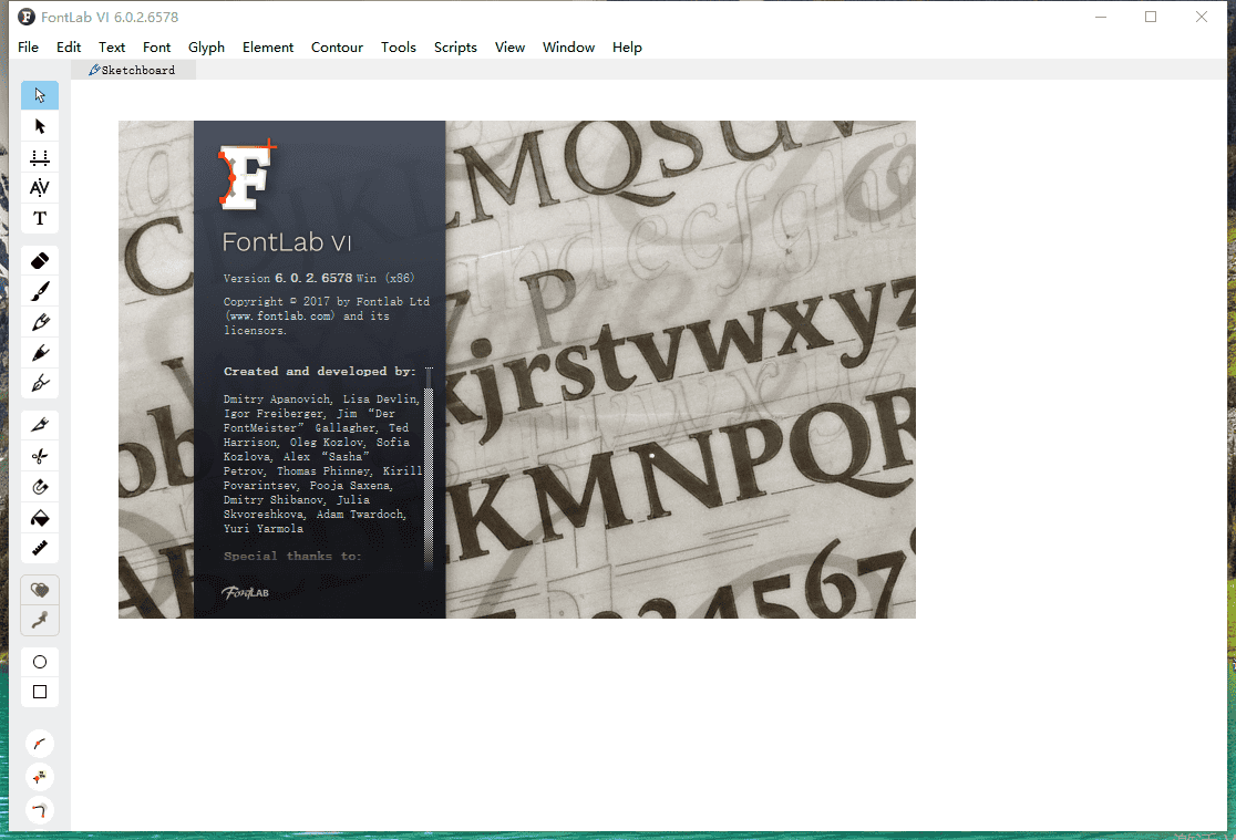 fontlab vi 6.0.2【字体设计及开发软件】英文破解版安装图文教程、破解注册方法