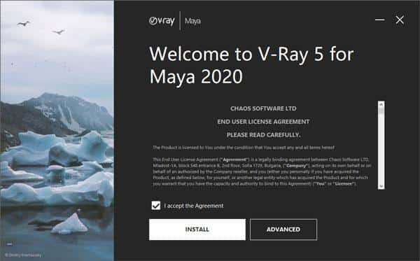 vray5.1 next for maya2018/2019/2020/2022 完整破解版安装图文教程、破解注册方法
