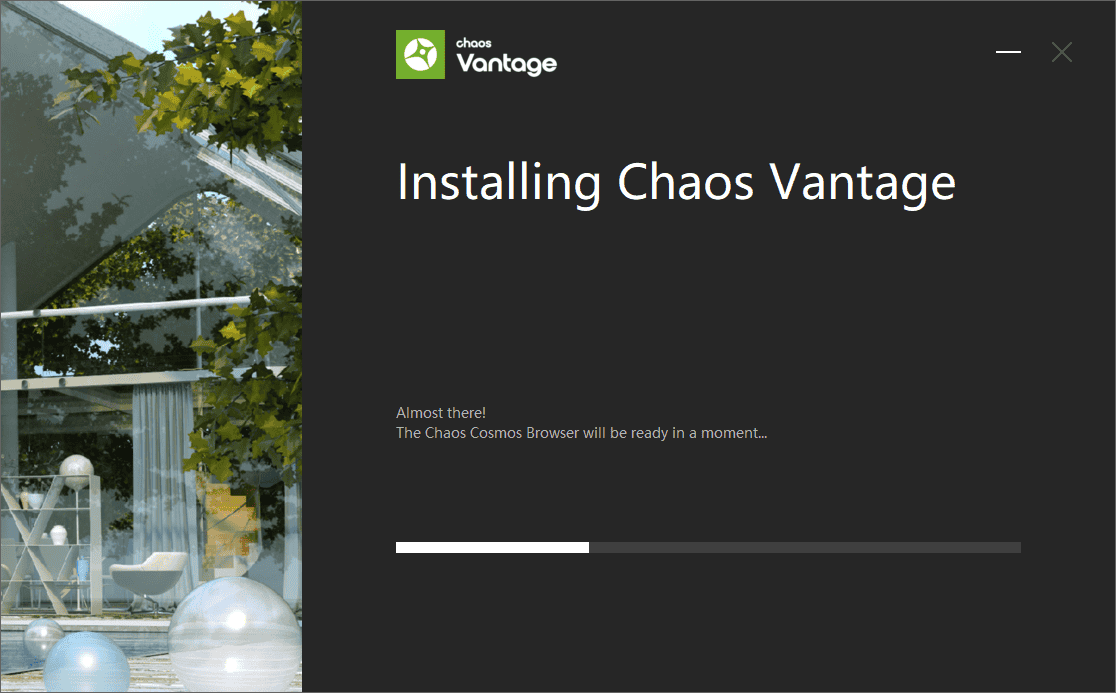 chaos vantage 1.0.2【实时光追渲染引擎】简体中文版安装图文教程、破解注册方法