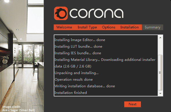 corona renderer6.2【cr渲染器6.2】for 3dmax2014-2022(64位)中英文破解版安装图文教程、破解注册方法